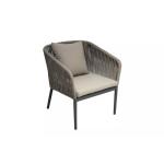 طقم اثاث خارجى 4 قطع - رمادي