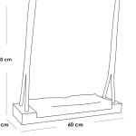 ASL.201 مرجيحة منزلية - أبيض ورمادي