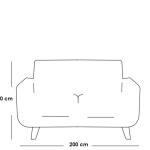 طقم أثاث خارجي 3 قطع - بني وأخضر