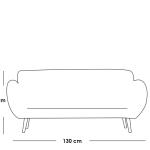 طقم أثاث خارجي - ستيل 4 قطع - بني