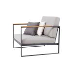 كرسي ستيل - رمادي