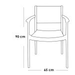 HED.MH025 أثاث خارجي بني و بيج