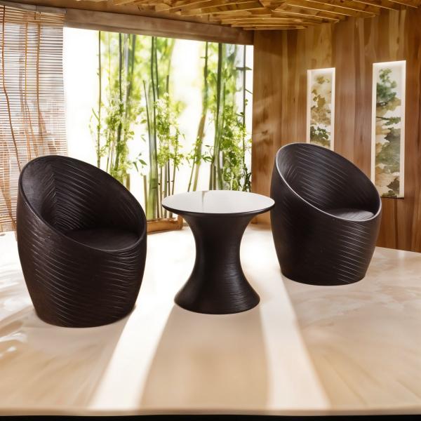 ETH.EL12 طقم أثاث خارجي - بني