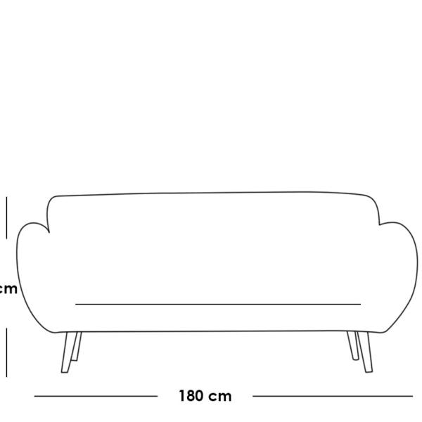 طقم أثاث خارجي دوبار 4 قطع - رمادي