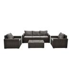 طقم أثاث خارجي 4 قطع ISET.6 - بني