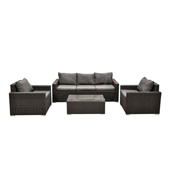 طقم أثاث خارجي 4 قطع ISET.6 - بني