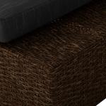 كنبة خارجية راتان و قماش جاكوار - بني و رمادي