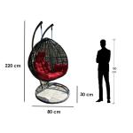 ETH.B.11 كرسي معلق - أسود