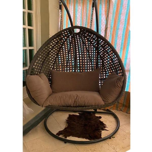 ETH.B.13 كرسي معلق - بني