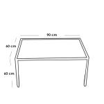 طقم أثاث خارجي حديد و دوبار 6 قطع - رمادي