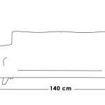 كنبة خارجية 70x60x140 سم - أسود - RSH.SH104