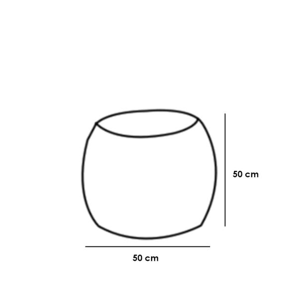 كنبة أثاث خارجي و ترابيزة - أبيض - RSH.SH129