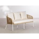 طقم أثاث خارجي بريميوم 4 قطع - بيج