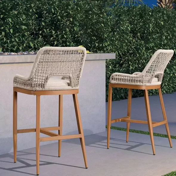 View كرسي بار خارجي- 2قطعة 90×50سم -SAT183