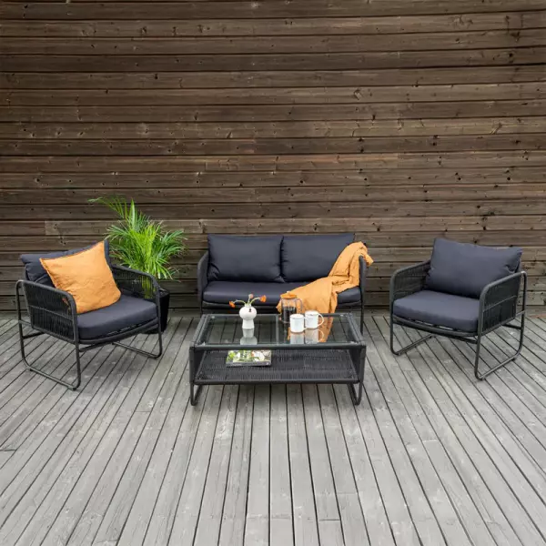 طقم أثاث خارجي - 4 قطع - SAT200