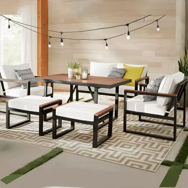 طقم أثاث خارجي - 6 قطع - SAT206