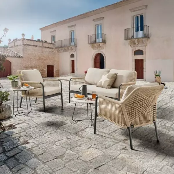 طقم أثاث خارجي - 4 قطع - SAT211