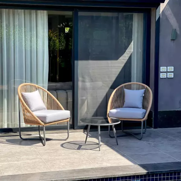 طقم أثاث خارجي - 3 قطع - SAT218