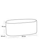 طقم أثاث خارجى رتان و قماش جاكور 4 قطع - أسود