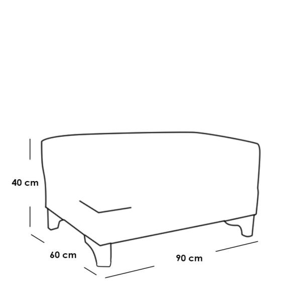 طقم أثاث خارجى رتان بيور وجاكور 2 قطع - رمادي