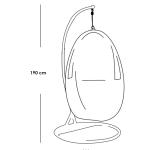 كرسي معلق - أبيض - RSH.SH7