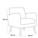 طقم اثاث خارجى 4 قطع - رمادي