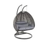 Double Hanging Chair-Brown - ETH.B.2