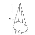 مرجيحة منزلية 100×170 سم - بني