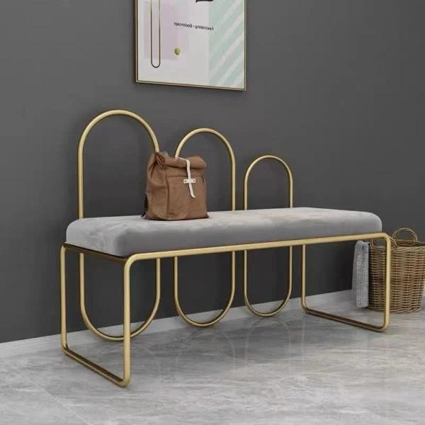 بانكت - ستيل - دهبي - 120×50×100 سم