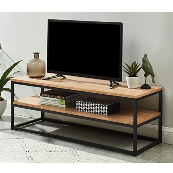 وحدة تليفزيون 50x35x150 سم - بيج وأسود